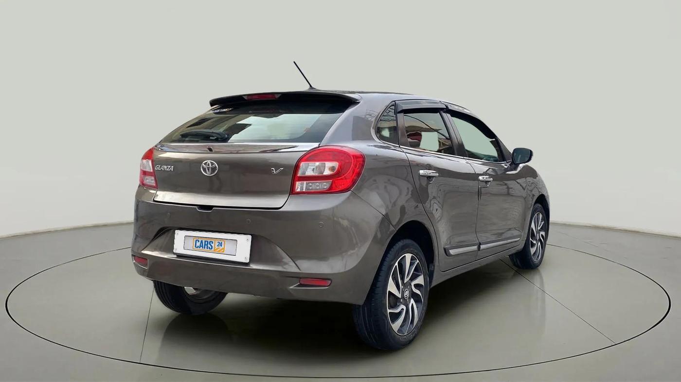 2021 Toyota Glanza V, Petrol, Manual, 58,495 km, Right Back Diagonal