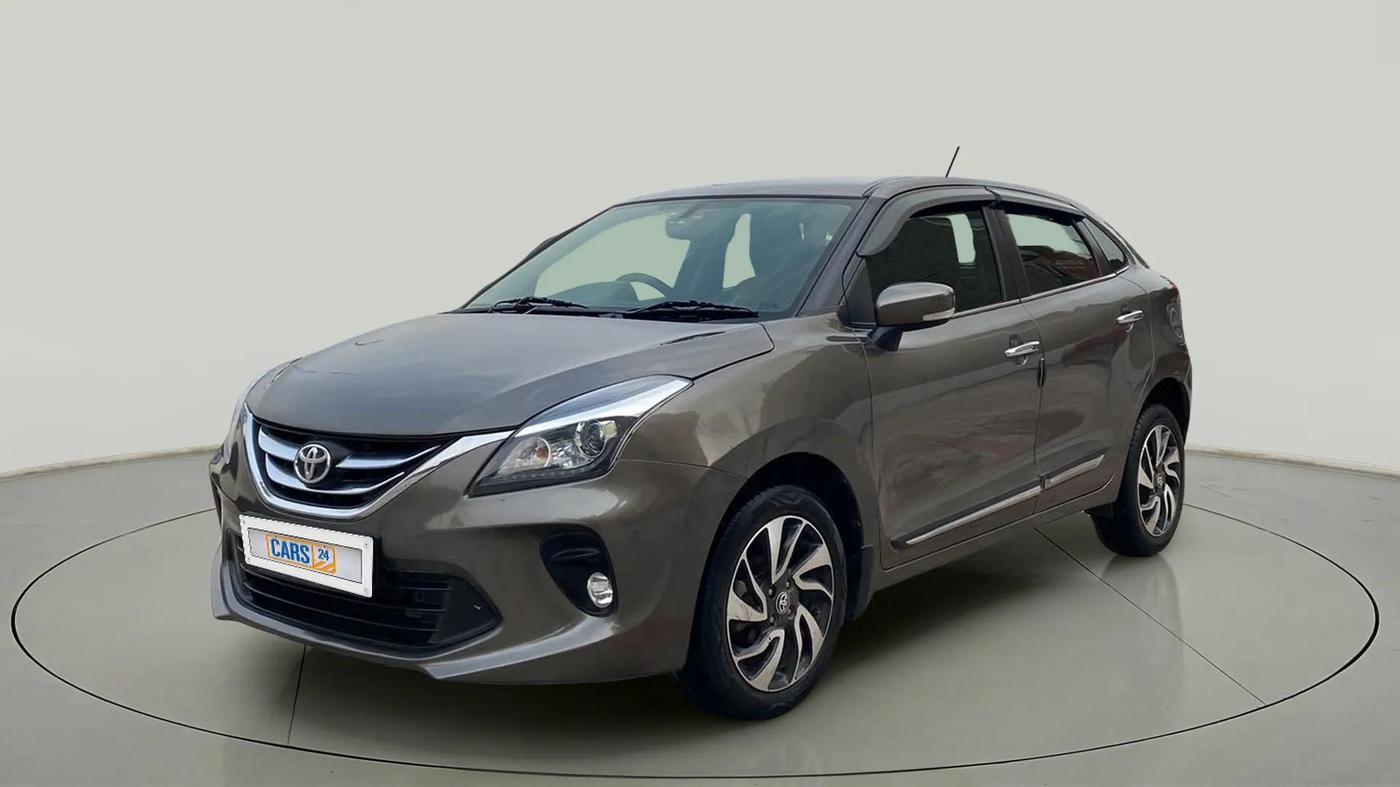 2021 Toyota Glanza V, Petrol, Manual, 58,495 km, Left Front Diagonal