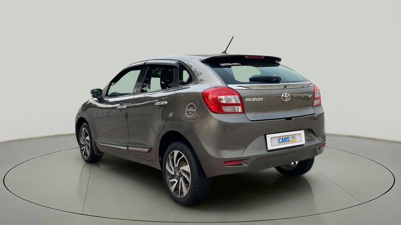 2021 Toyota Glanza V, Petrol, Manual, 58,495 km, Left Back Diagonal