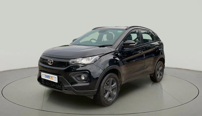 2023 Tata NEXON XZA PLUS LUX SUNROOF DARK PETROL, Petrol, Automatic, 25,647 km, Left Front Diagonal