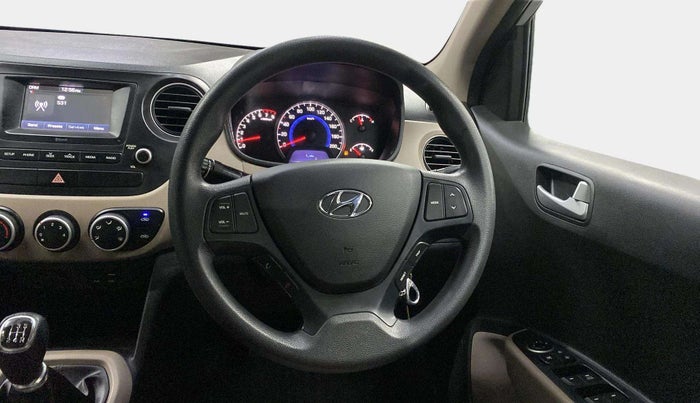 2017 Hyundai Grand i10 SPORTZ 1.2 KAPPA VTVT, Petrol, Manual, 4,112 km, Steering Wheel Close Up