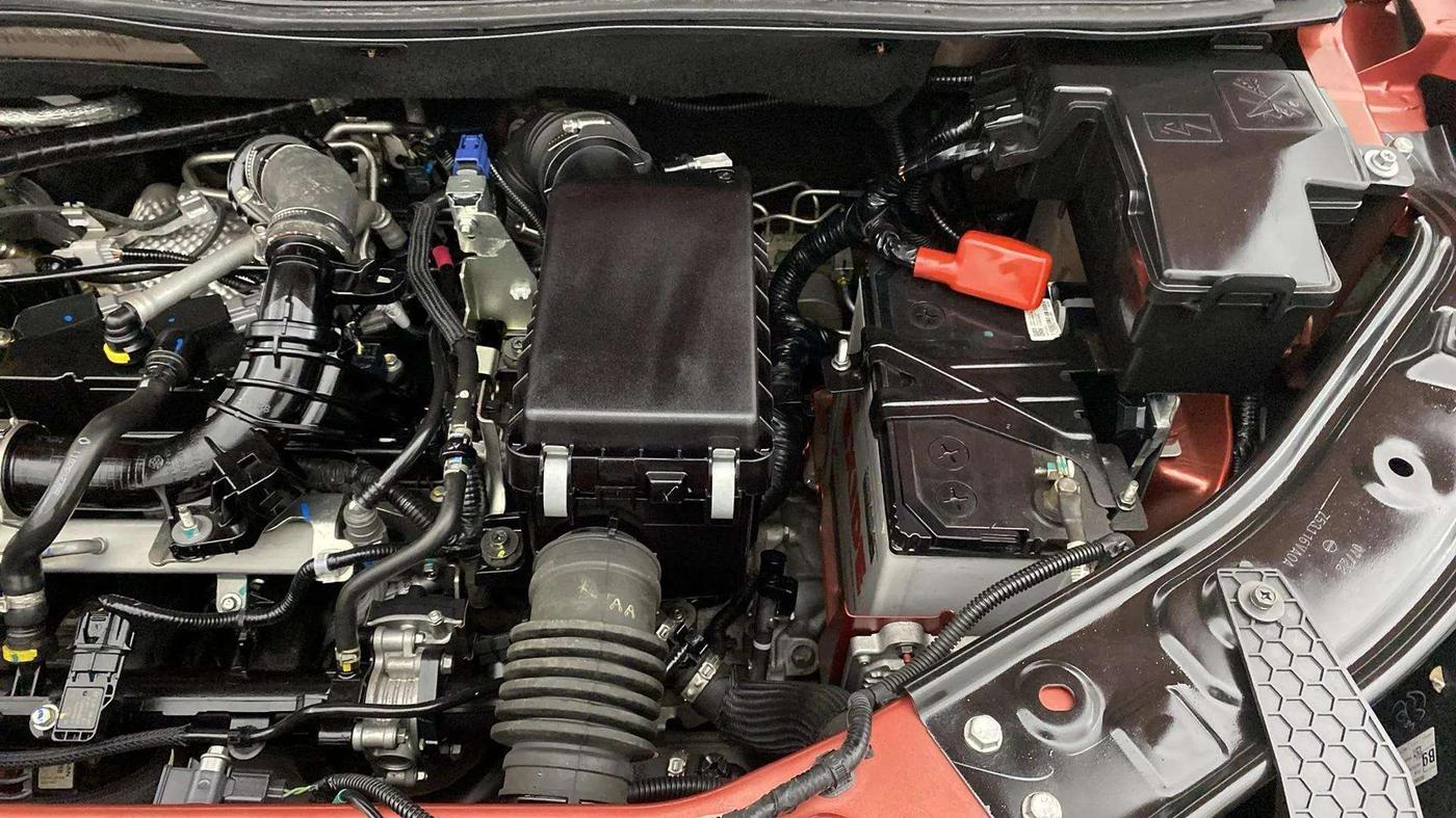 2022 Nissan MAGNITE XV TURBO CVT, Petrol, Automatic, 23,962 km, Engine View - Left