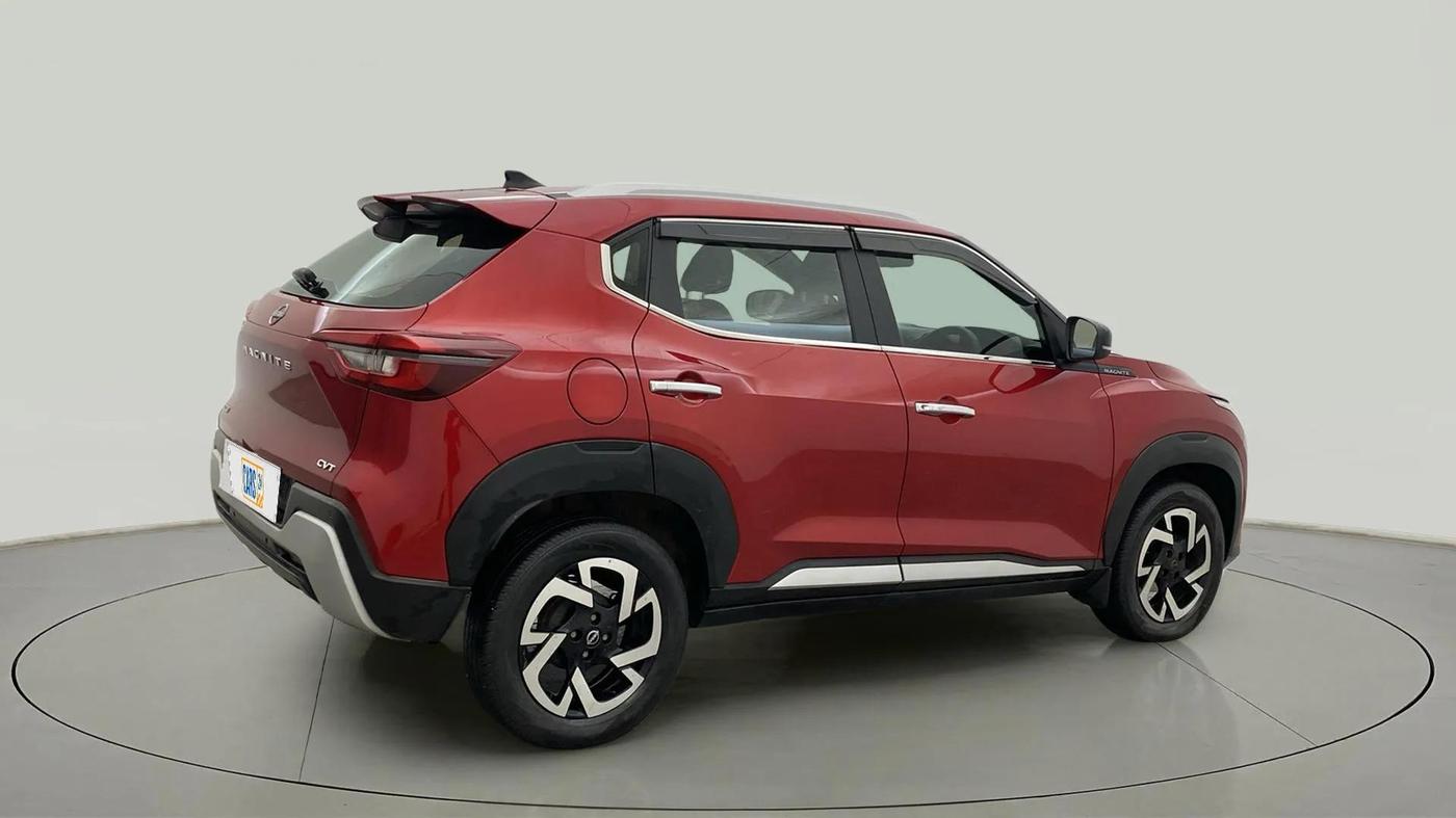 2022 Nissan MAGNITE XV TURBO CVT, Petrol, Automatic, 23,962 km, Right Back Diagonal