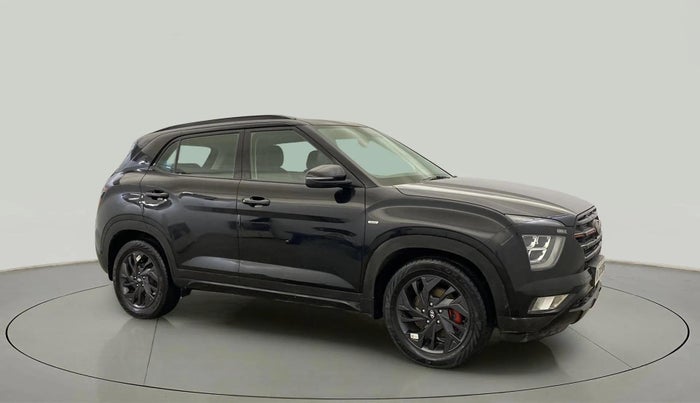 2022 Hyundai Creta SX (O) IVT KNIGHT 1.5 PETROL, Petrol, Automatic, 31,576 km, Right Front Diagonal