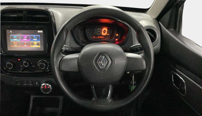 2018 Renault Kwid RXT 1.0 AMT (O), Petrol, Automatic, 27,853 km, Steering Wheel Close Up
