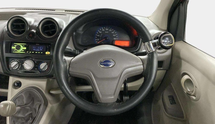 2015 Datsun Go T, Petrol, Manual, 50,579 km, Steering Wheel Close Up