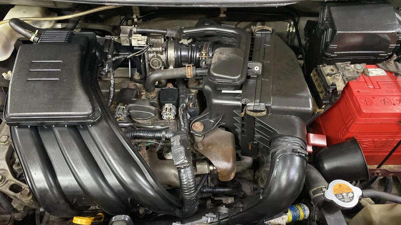 2015 Datsun Go T, Petrol, Manual, 50,579 km, Engine View