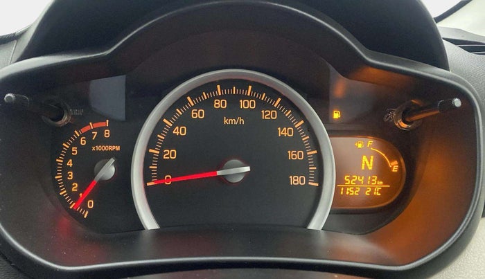 2015 Maruti Celerio VXI AMT, Petrol, Automatic, 52,382 km, Odometer Image