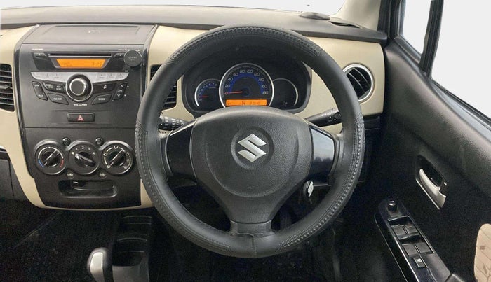 2018 Maruti Wagon R 1.0 VXI AMT, Petrol, Automatic, 27,857 km, Steering Wheel Close Up