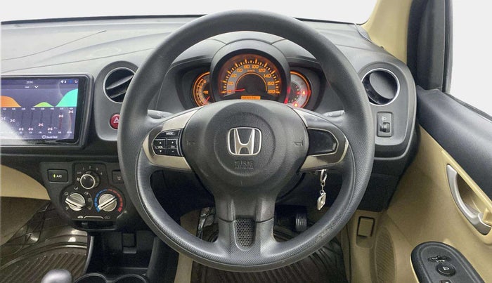 2014 Honda Brio VX AT, Petrol, Automatic, 89,113 km, Steering Wheel Close Up