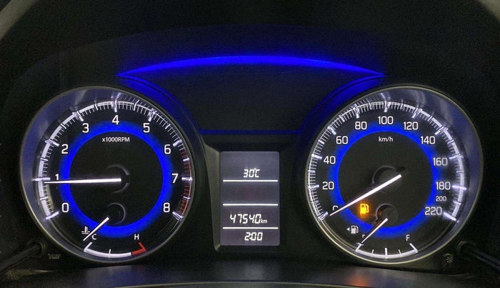 2018 Maruti Baleno DELTA PETROL 1.2, Petrol, Manual, 47,487 km, Odometer Image