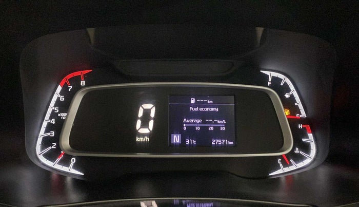 2020 KIA SONET HTX 1.0 IMT, Petrol, Manual, 27,517 km, Odometer Image