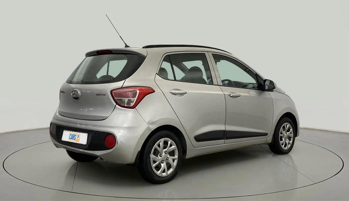 2018 Hyundai Grand i10 SPORTZ 1.2 KAPPA VTVT, CNG, Manual, 51,333 km, Right Back Diagonal