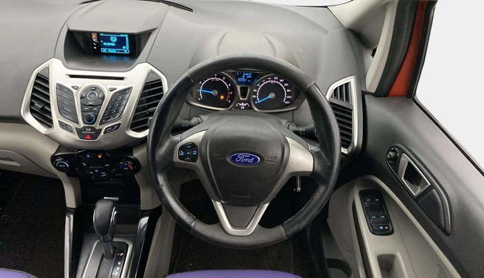 2014 Ford Ecosport TITANIUM 1.5L PETROL AT, Petrol, Automatic, 1,03,702 km, Steering Wheel Close Up