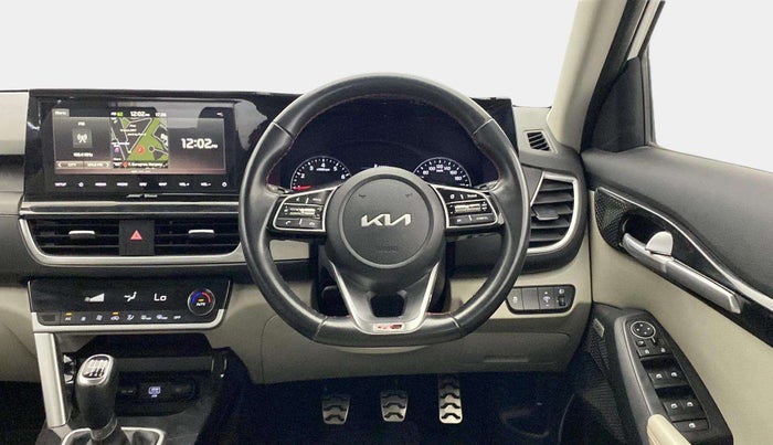 2021 KIA SELTOS GTX (O) 1.4 PETROL, Petrol, Manual, 45,667 km, Steering Wheel Close Up