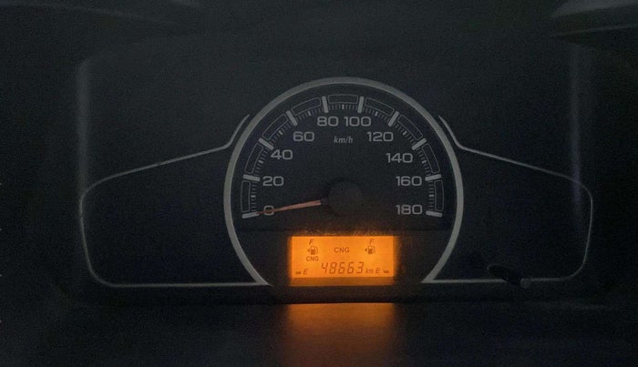 2020 Maruti Alto LXI CNG, CNG, Manual, 48,643 km, Odometer Image