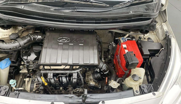2017 Hyundai Grand i10 SPORTZ (O) AT 1.2 KAPPA VTVT, Petrol, Automatic, 49,630 km, Engine View - Left