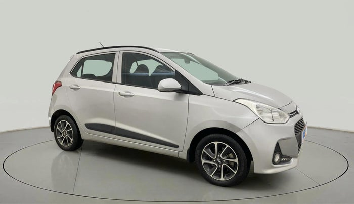 2017 Hyundai Grand i10 SPORTZ (O) AT 1.2 KAPPA VTVT, Petrol, Automatic, 49,630 km, Right Front Diagonal