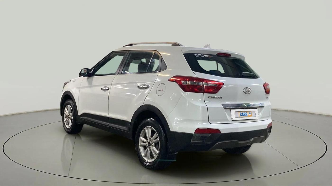 2017 Hyundai Creta SX PLUS 1.6 PETROL, Petrol, Manual, 60,704 km, Left Back Diagonal