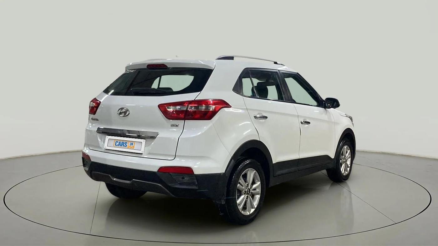 2017 Hyundai Creta SX PLUS 1.6 PETROL, Petrol, Manual, 60,704 km, Right Back Diagonal