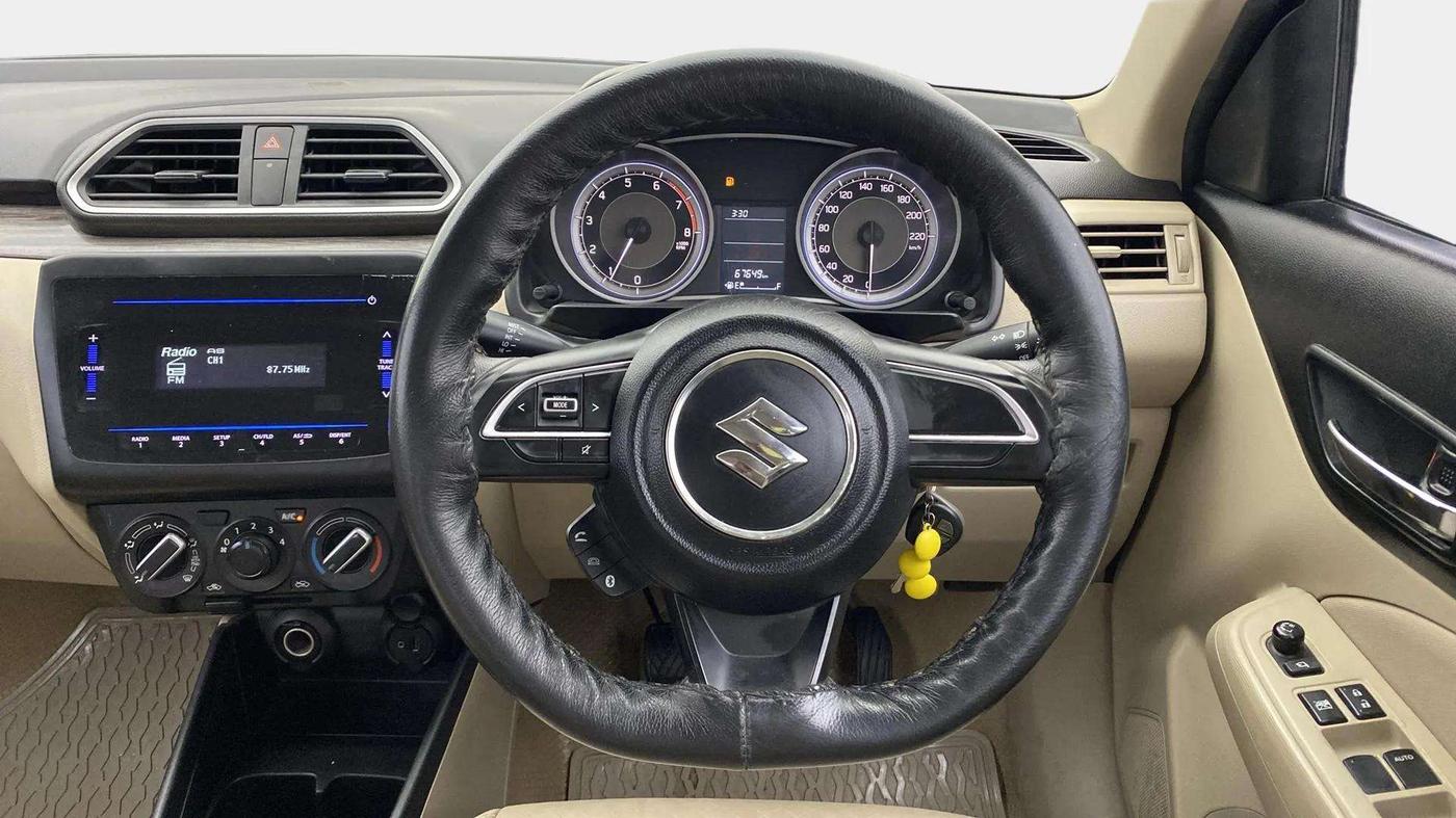 2021 Maruti Dzire VXI, Petrol, Manual, 67,646 km, Steering Wheel Close Up