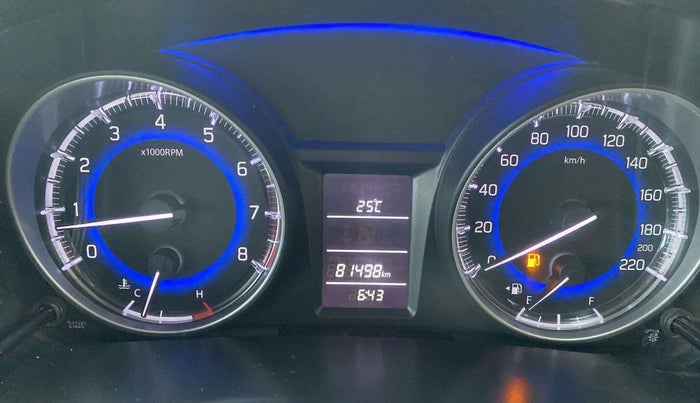 2018 Maruti Baleno DELTA PETROL 1.2, Petrol, Manual, 81,496 km, Odometer Image