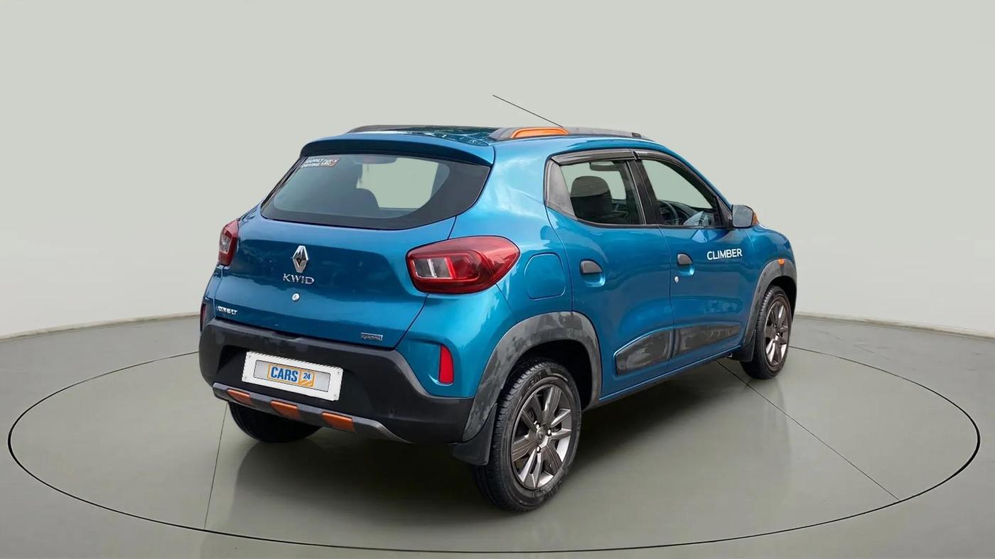 2019 Renault Kwid CLIMBER 1.0 AMT (O), Petrol, Automatic, 15,345 km, Right Back Diagonal