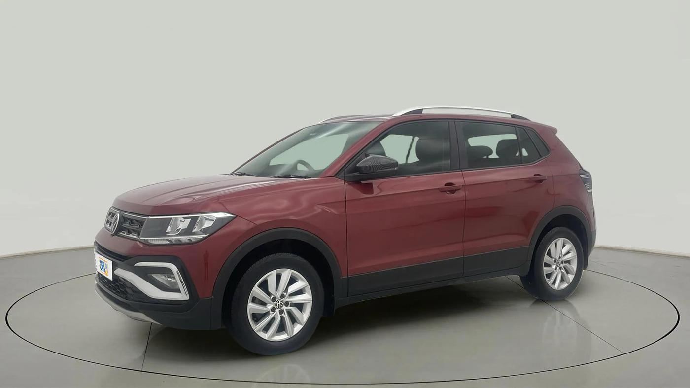 2022 Volkswagen TAIGUN HIGHLINE 1.0 TSI MT, Petrol, Manual, 23,144 km, Left Front Diagonal