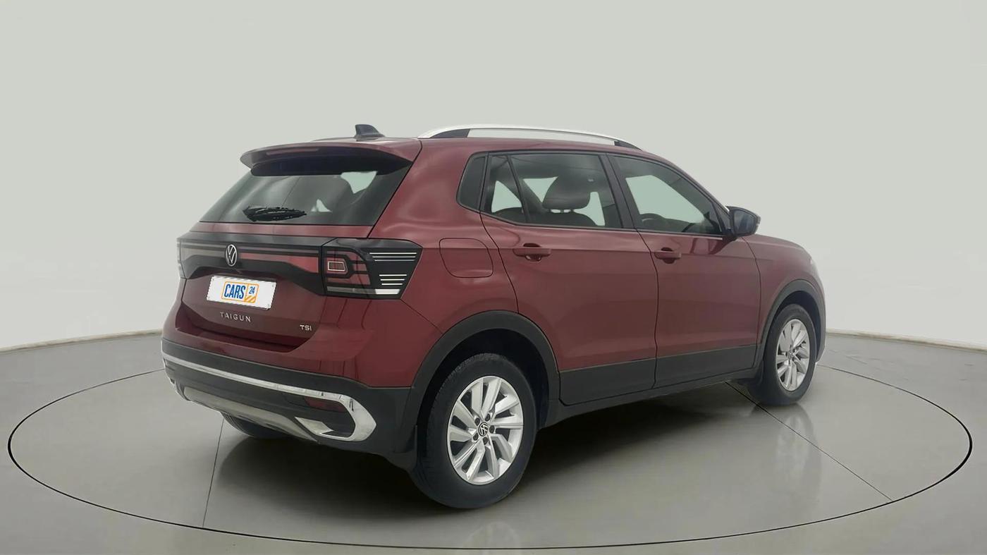 2022 Volkswagen TAIGUN HIGHLINE 1.0 TSI MT, Petrol, Manual, 23,144 km, Right Back Diagonal