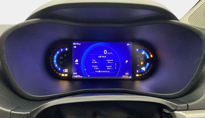 2023 Tata NEXON CREATIVE 1.2 REVOTRON 7 DCA, Petrol, Automatic, 14,648 km, Odometer Image