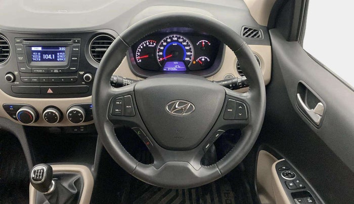 2016 Hyundai Grand i10 ASTA (O) 1.2 KAPPA VTVT, Petrol, Manual, 34,355 km, Steering Wheel Close Up
