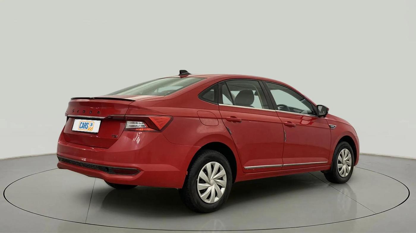 2023 Skoda SLAVIA ACTIVE 1.0L TSI MT, Petrol, Manual, 46,599 km, Right Back Diagonal
