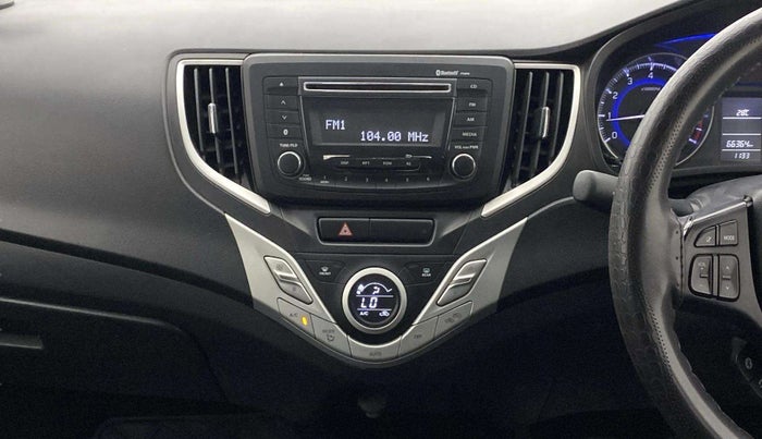 2017 Maruti Baleno DELTA PETROL 1.2, Petrol, Manual, 66,360 km, Air Conditioner
