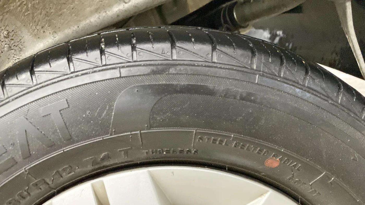 2022 Maruti Alto LXI OPT CNG, CNG, Manual, 39,156 km, Right Rear Tyre Tread
