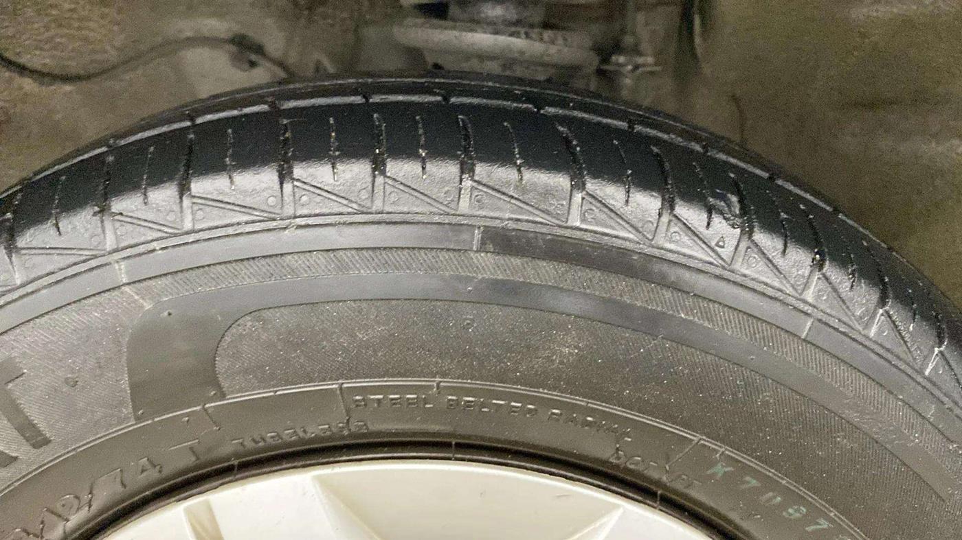 2022 Maruti Alto LXI OPT CNG, CNG, Manual, 39,156 km, Left Rear Tyre Tread