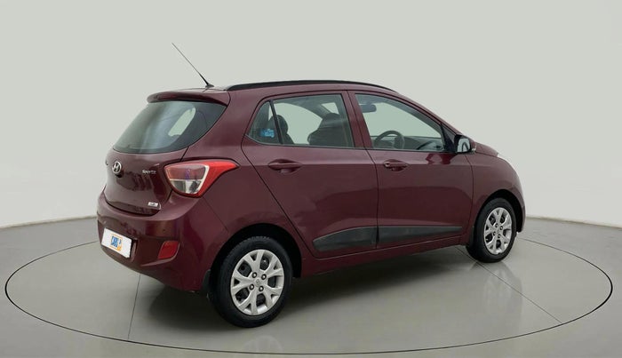 2016 Hyundai Grand i10 SPORTZ 1.2 KAPPA VTVT, Petrol, Manual, 72,073 km, Right Back Diagonal