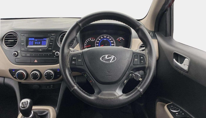 2016 Hyundai Grand i10 SPORTZ 1.2 KAPPA VTVT, Petrol, Manual, 52,449 km, Steering Wheel Close Up