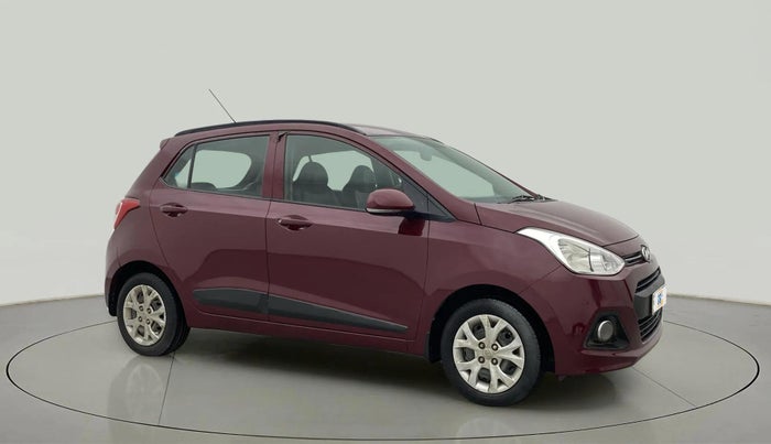 2016 Hyundai Grand i10 SPORTZ 1.2 KAPPA VTVT, Petrol, Manual, 52,449 km, Right Front Diagonal