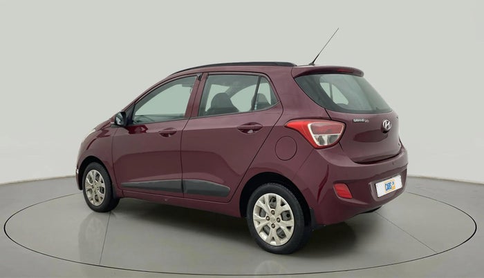 2016 Hyundai Grand i10 SPORTZ 1.2 KAPPA VTVT, Petrol, Manual, 52,449 km, Left Back Diagonal