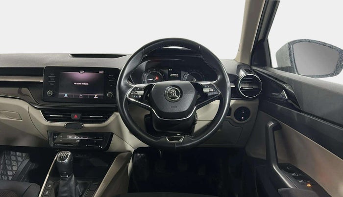 2022 Skoda SLAVIA AMBITION 1.0L TSI MT, Petrol, Manual, 40,975 km, Steering Wheel Close Up