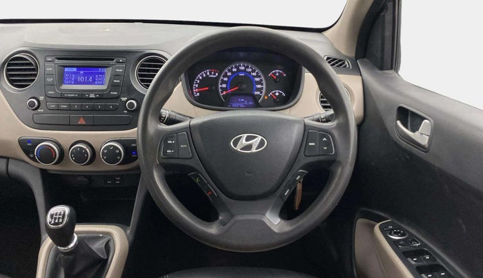 2015 Hyundai Grand i10 SPORTZ 1.2 KAPPA VTVT, Petrol, Manual, 1,02,267 km, Steering Wheel Close Up