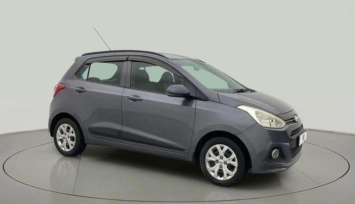 2015 Hyundai Grand i10 SPORTZ 1.2 KAPPA VTVT, Petrol, Manual, 1,02,267 km, Right Front Diagonal