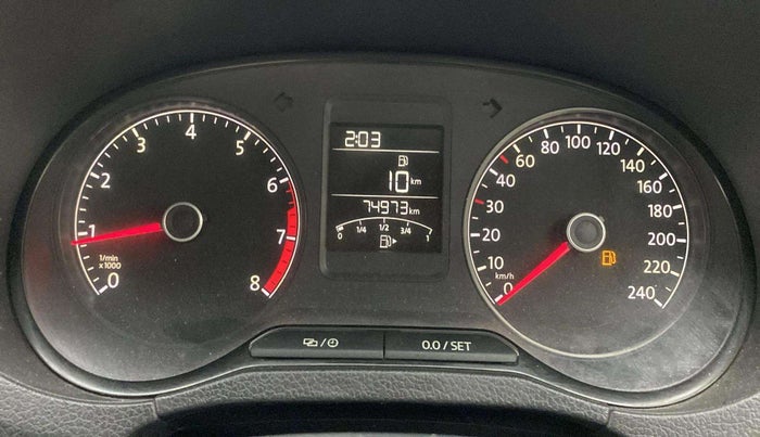 2018 Volkswagen Polo COMFORTLINE 1.0L MPI, Petrol, Manual, 75,008 km, Odometer Image