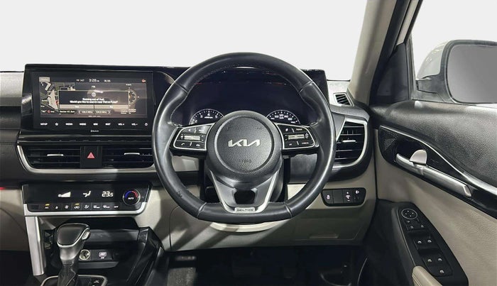 2021 KIA SELTOS HTX 1.5 CVT PETROL, Petrol, Automatic, 34,755 km, Steering Wheel Close Up