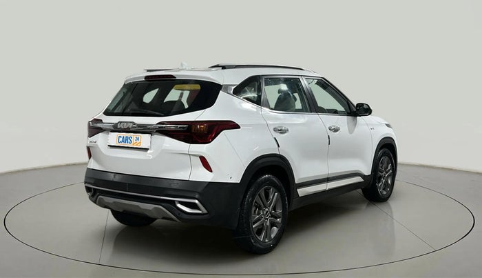 2021 KIA SELTOS HTX 1.5 CVT PETROL, Petrol, Automatic, 34,755 km, Right Back Diagonal