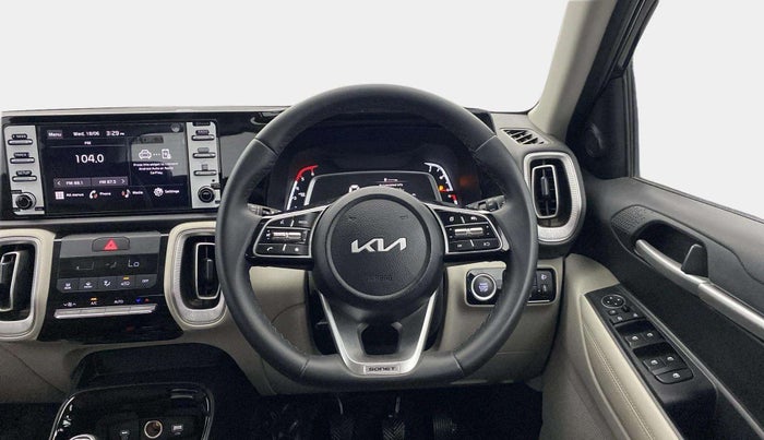 2024 KIA SONET HTX 1.5 DIESEL MT, Diesel, Manual, 9,972 km, Steering Wheel Close Up