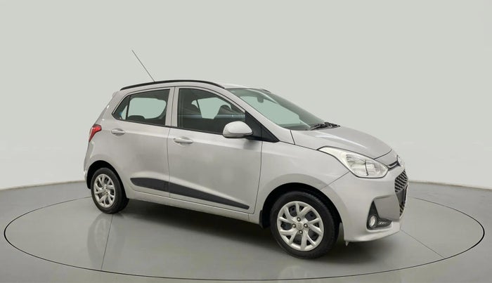 2017 Hyundai Grand i10 SPORTZ (O) 1.2 KAPPA VTVT, Petrol, Manual, 16,219 km, Right Front Diagonal