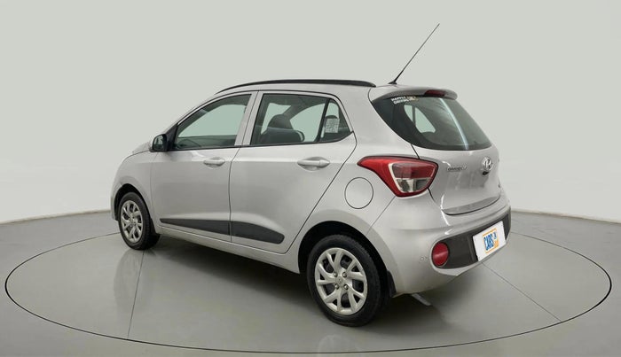2017 Hyundai Grand i10 SPORTZ (O) 1.2 KAPPA VTVT, Petrol, Manual, 16,219 km, Left Back Diagonal