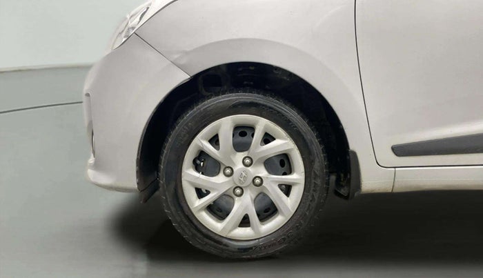 2017 Hyundai Grand i10 SPORTZ (O) 1.2 KAPPA VTVT, Petrol, Manual, 16,219 km, Left Front Wheel