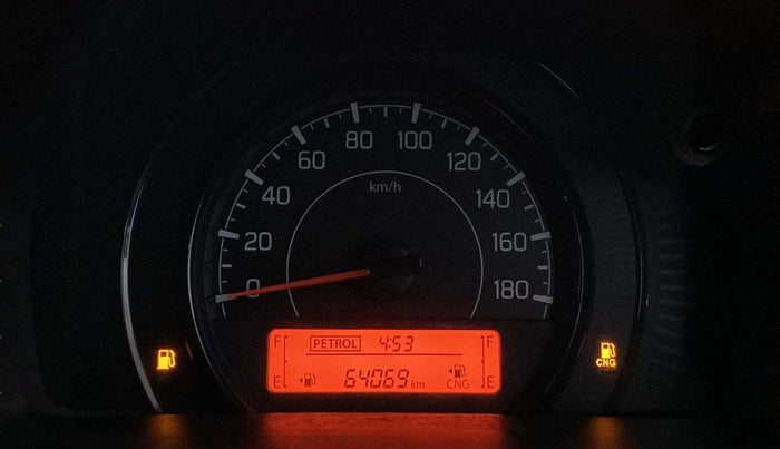 2019 Maruti New Wagon-R LXI CNG (O) 1.0, CNG, Manual, 64,055 km, Odometer Image